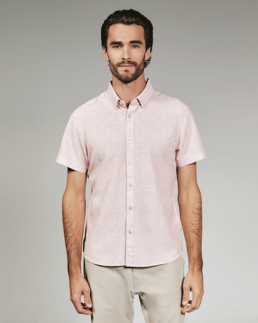 7Diamonds Hollis Seersucker Stretch Short Sleeve Shirt