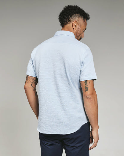 7Diamonds Bennet Seersucker Stretch Short Sleeve Shirt