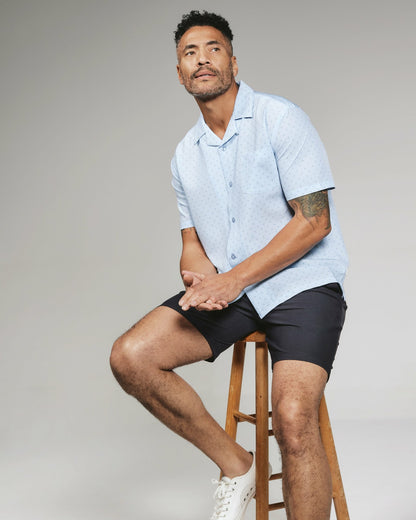 7Diamonds Costello Seersucker Stretch Camp Shirt