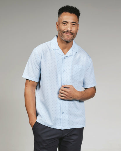 7Diamonds Costello Seersucker Stretch Camp Shirt