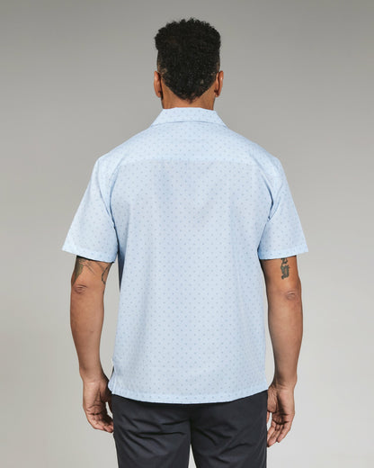 7Diamonds Costello Seersucker Stretch Camp Shirt