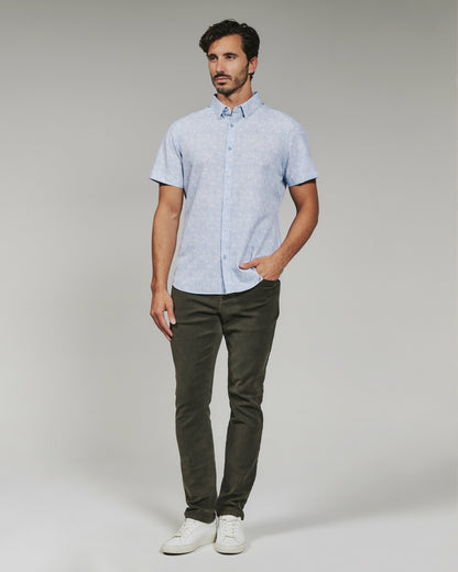 7Diamonds Hollis Seersucker Stretch Short Sleeve Shirt
