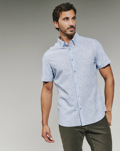 7Diamonds Hollis Seersucker Stretch Short Sleeve Shirt