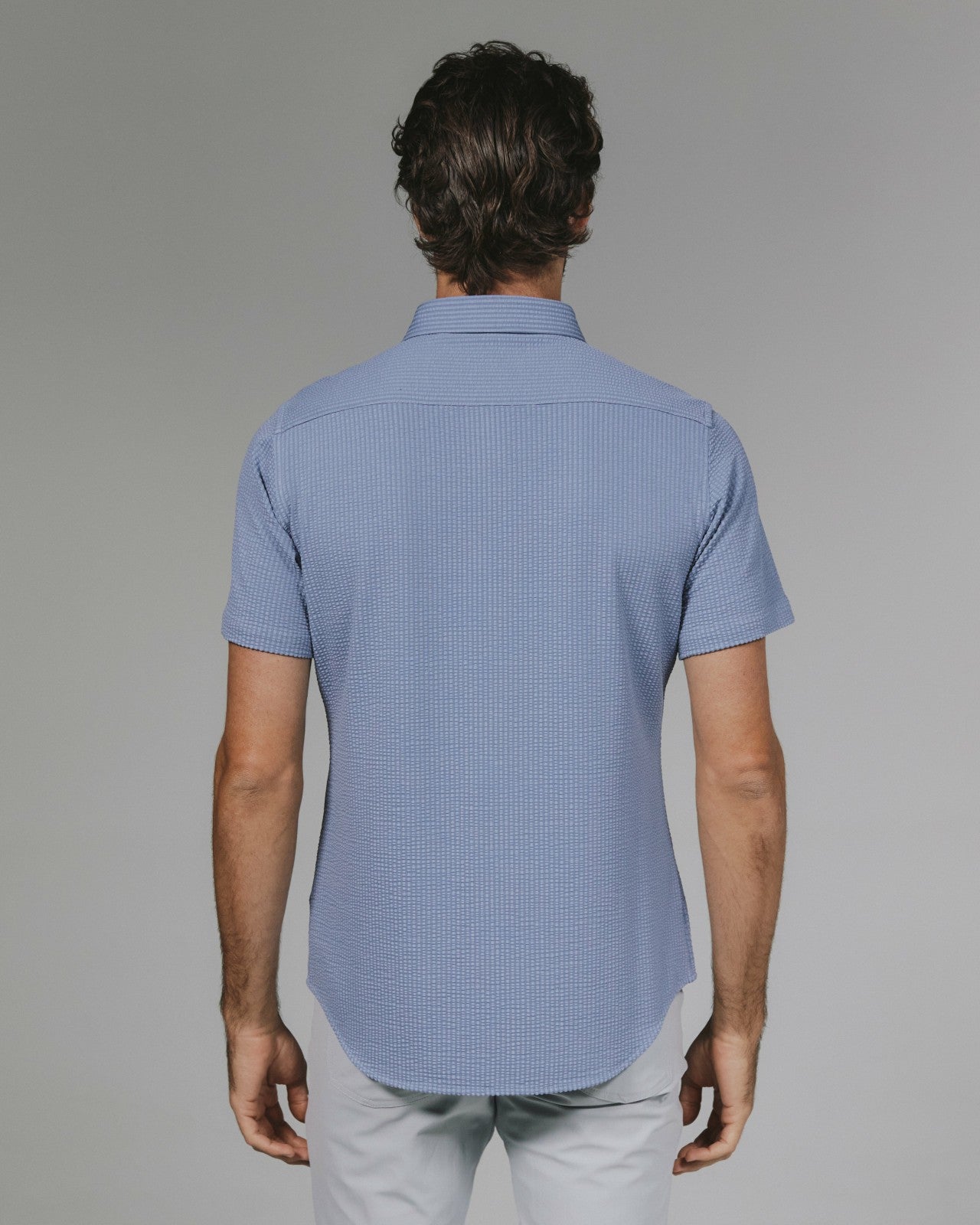 7Diamonds Bennet Seersucker Stretch Short Sleeve Shirt