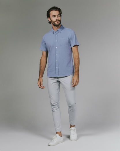 7Diamonds Bennet Seersucker Stretch Short Sleeve Shirt