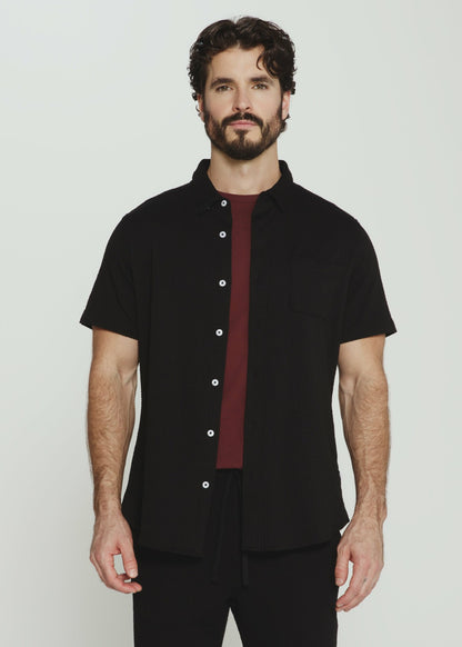 7Diamonds Bennet Seersucker Stretch Short Sleeve Shirt