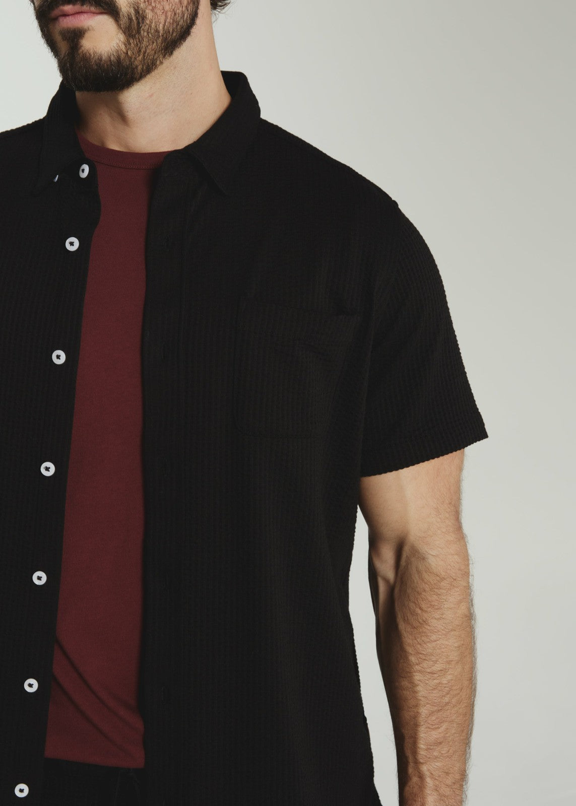 7Diamonds Bennet Seersucker Stretch Short Sleeve Shirt