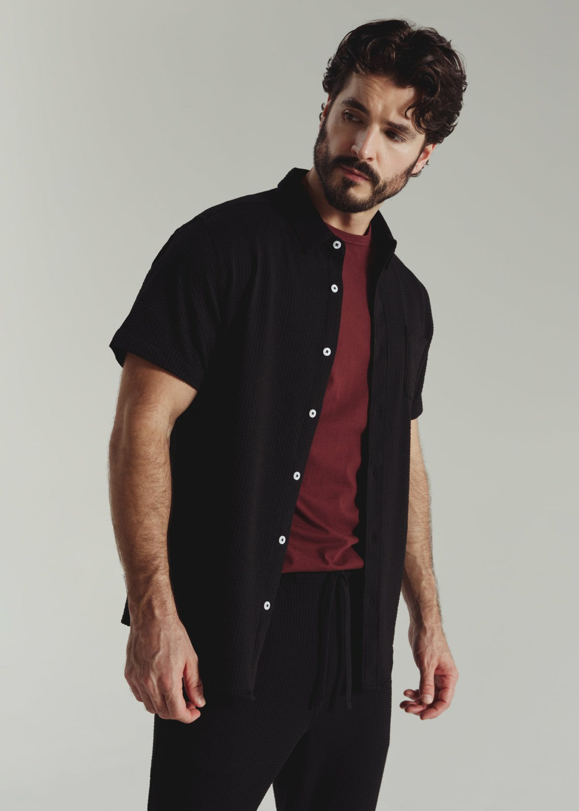 7Diamonds Bennet Seersucker Stretch Short Sleeve Shirt