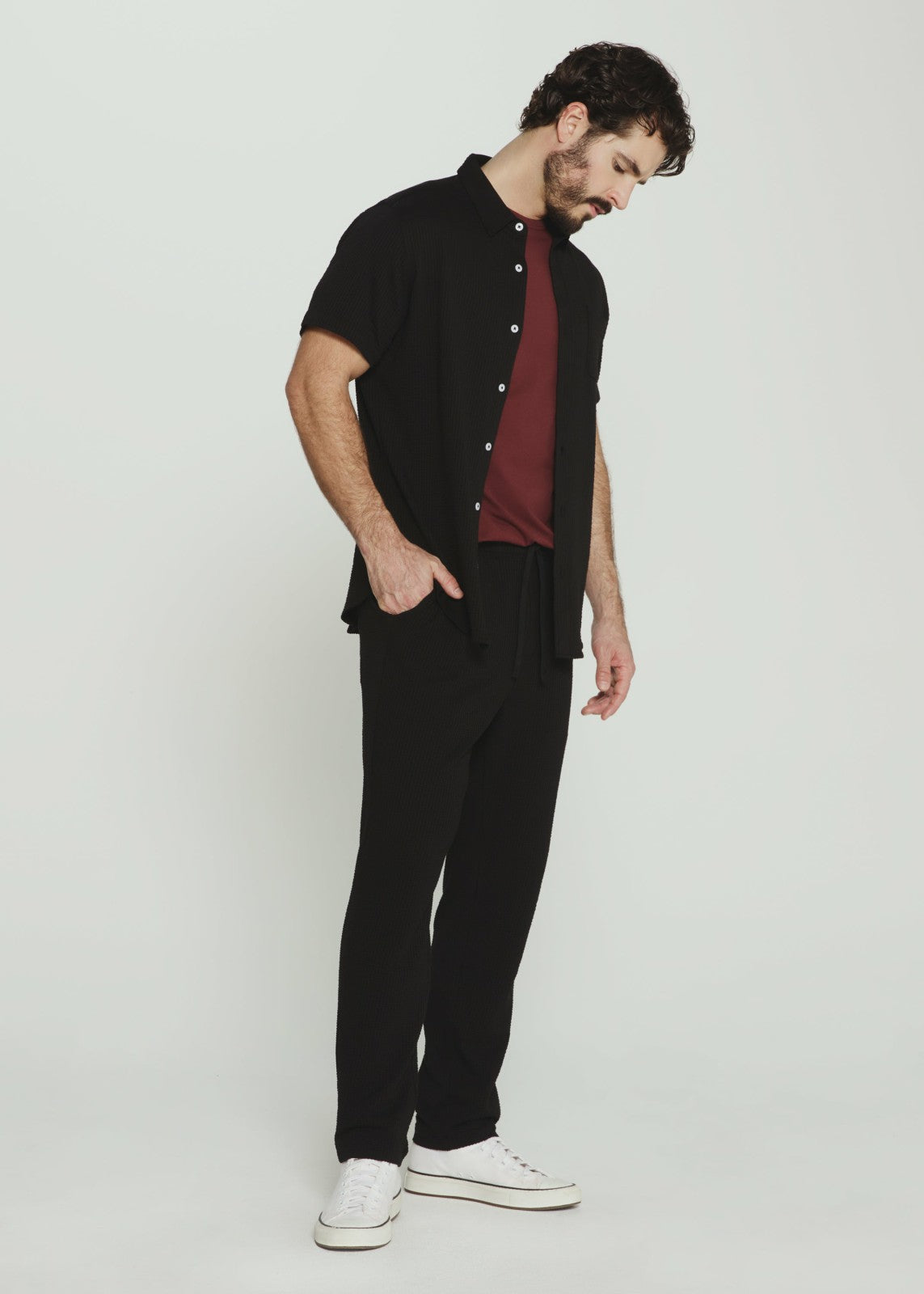 7Diamonds Bennet Seersucker Stretch Short Sleeve Shirt
