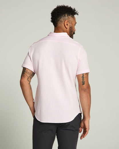 7Diamonds Bennet Seersucker Stretch Short Sleeve Shirt