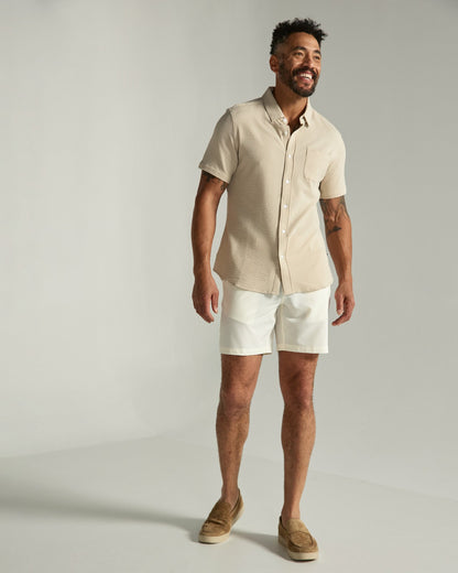 7Diamonds Carmel Seersucker Stretch Short