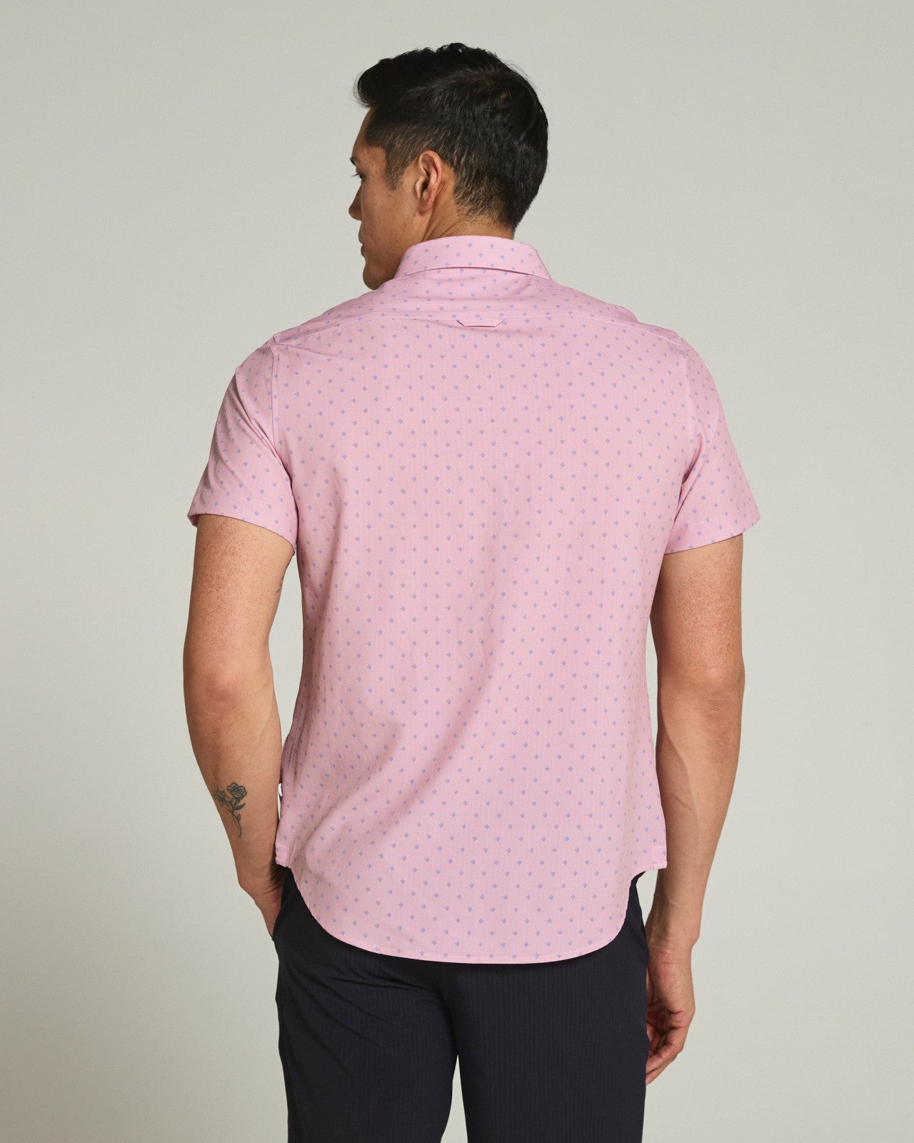 7Diamonds Thiago Seersucker Stretch Short Sleeve Shirt