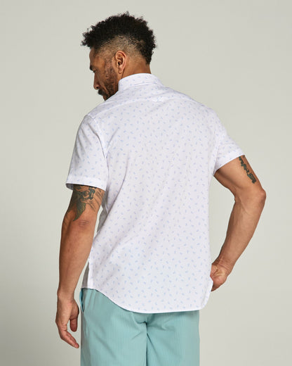 7Diamonds Kairi Seersucker Stretch Short Sleeve Shirt