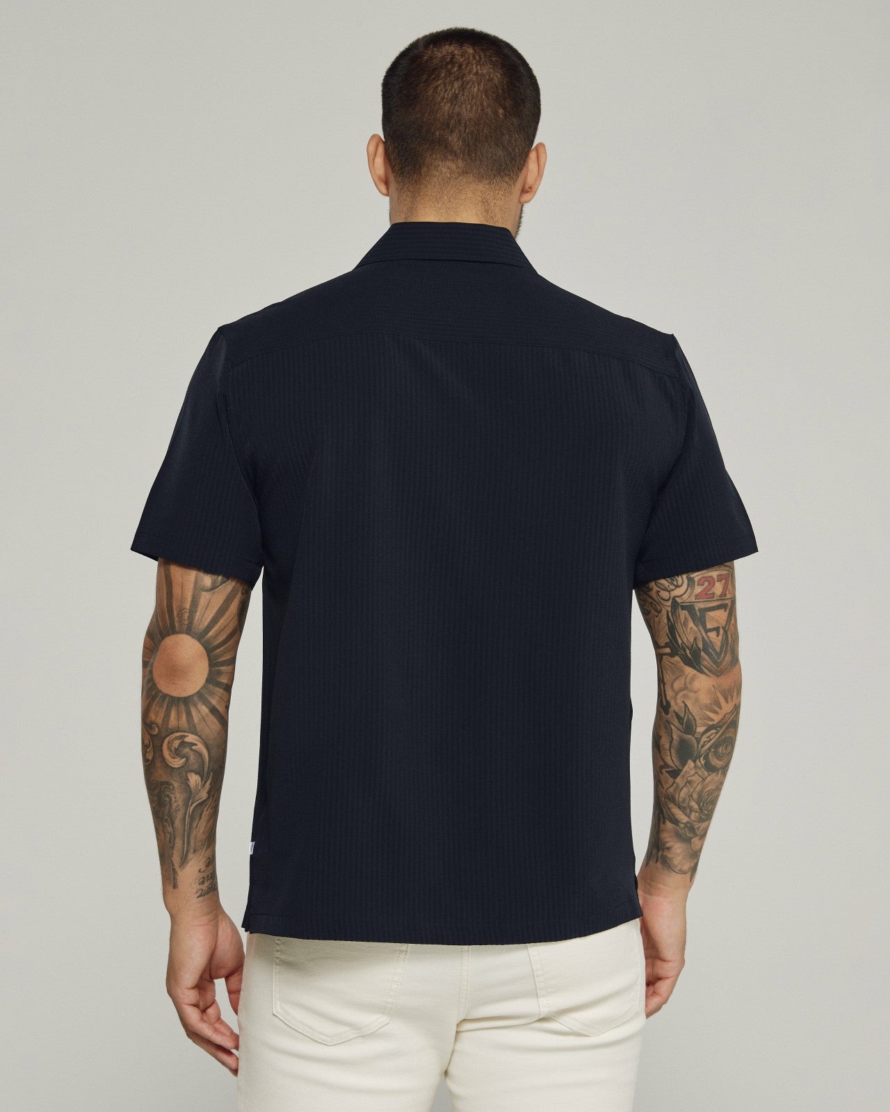 7Diamonds Vance Seersucker Stretch Camp Shirt
