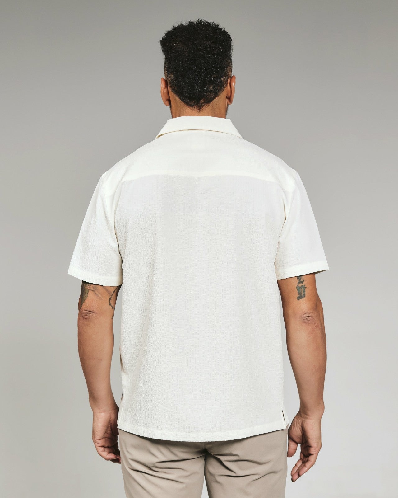 7Diamonds Vance Seersucker Stretch Camp Shirt