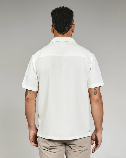 7Diamonds Vance Seersucker Stretch Camp Shirt