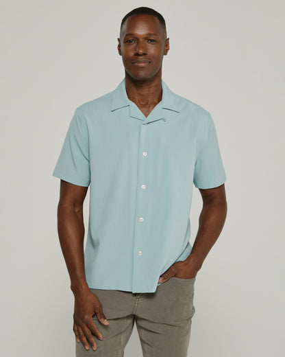 7Diamonds Vance Seersucker Stretch Camp Shirt