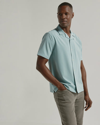 7Diamonds Vance Seersucker Stretch Camp Shirt