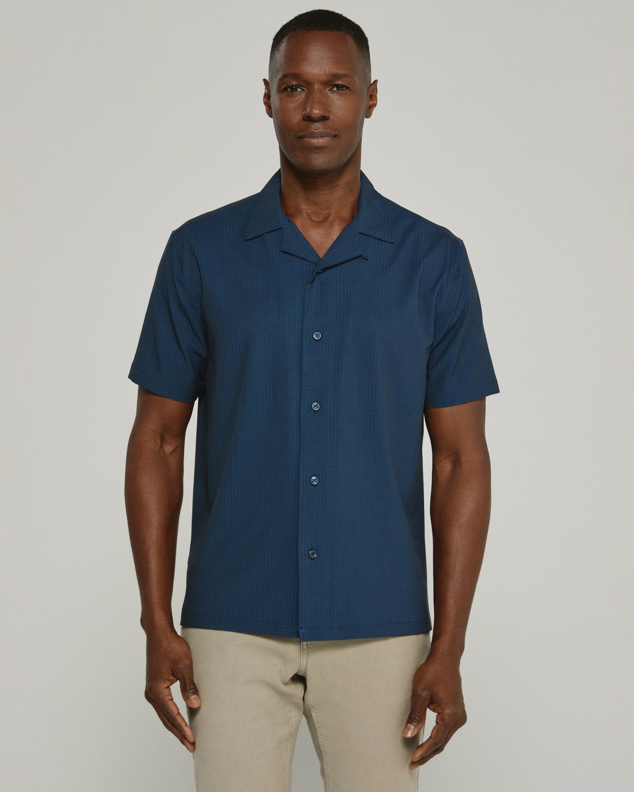 7Diamonds Paulo Seersucker Stretch Camp Shirt