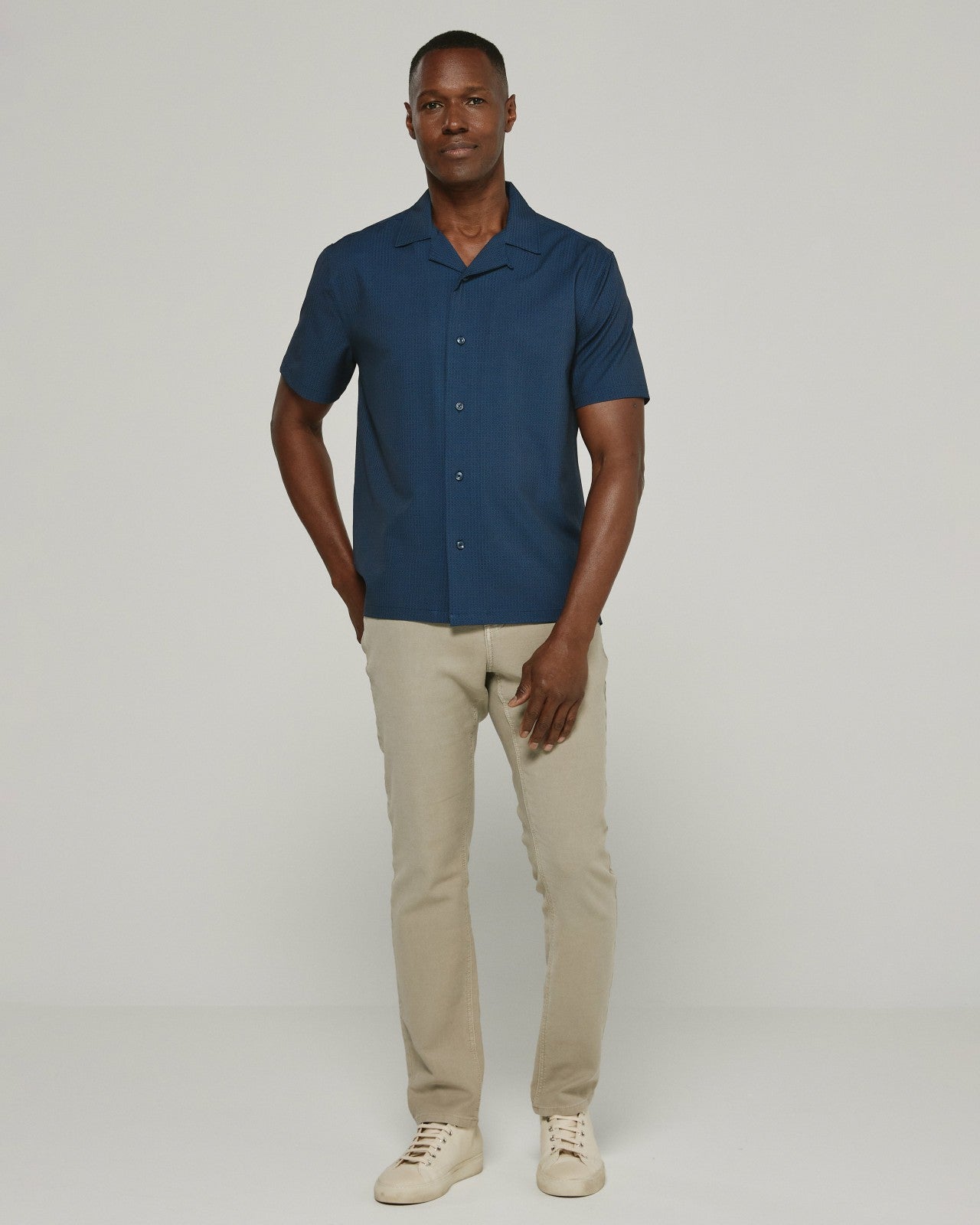 7Diamonds Paulo Seersucker Stretch Camp Shirt