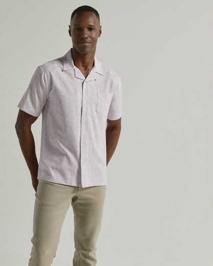 7Diamonds Ricco Seersucker Stretch Camp Shirt