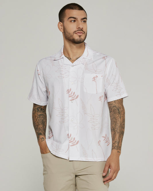 7Diamonds Ciro Seersucker Stretch Camp Shirt