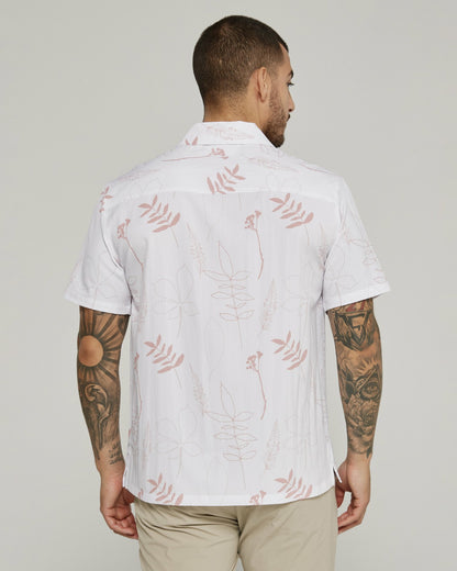 7Diamonds Ciro Seersucker Stretch Camp Shirt