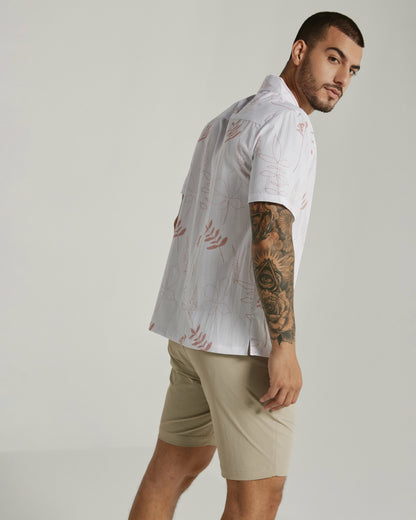7Diamonds Ciro Seersucker Stretch Camp Shirt