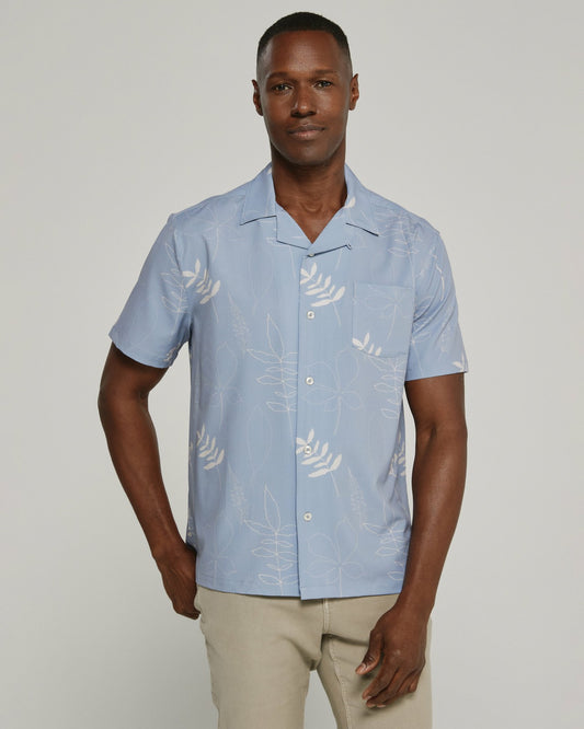 7Diamonds Ciro Seersucker Stretch Camp Shirt