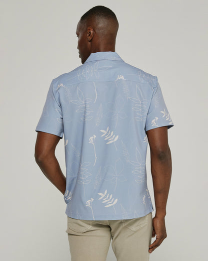 7Diamonds Ciro Seersucker Stretch Camp Shirt