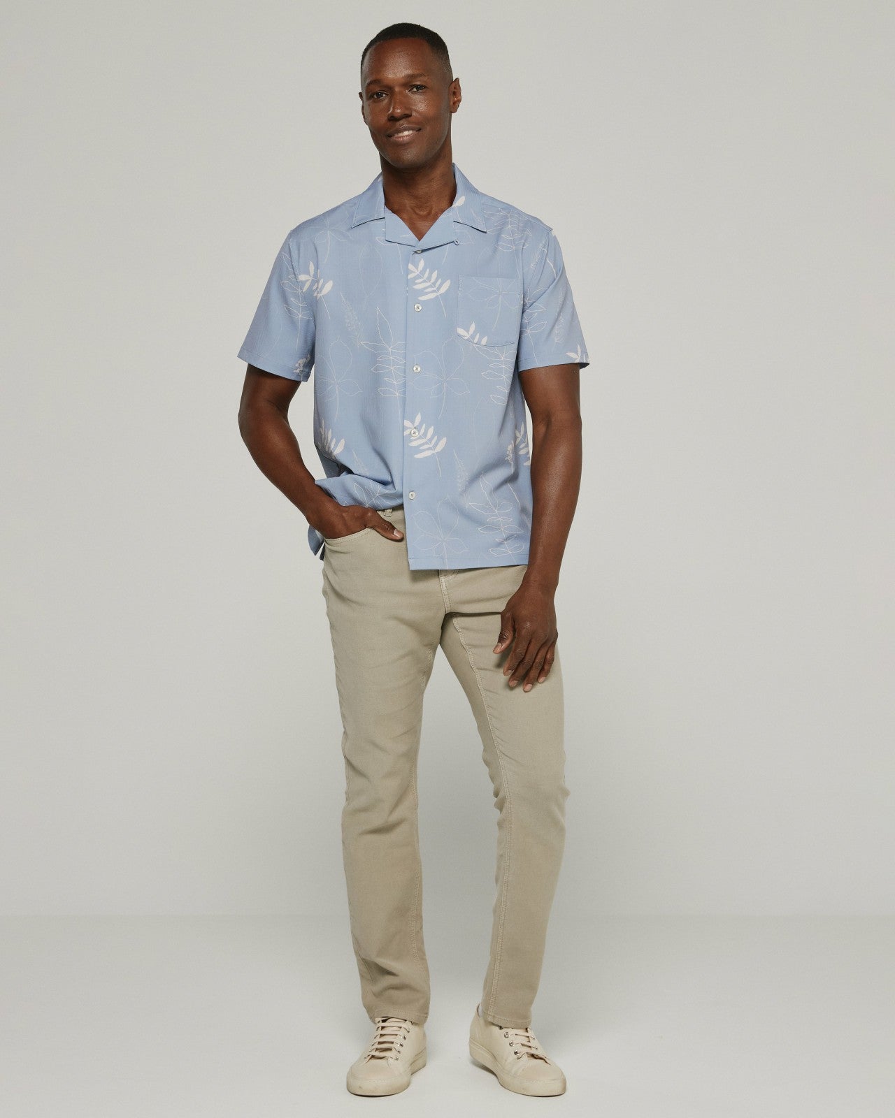 7Diamonds Ciro Seersucker Stretch Camp Shirt