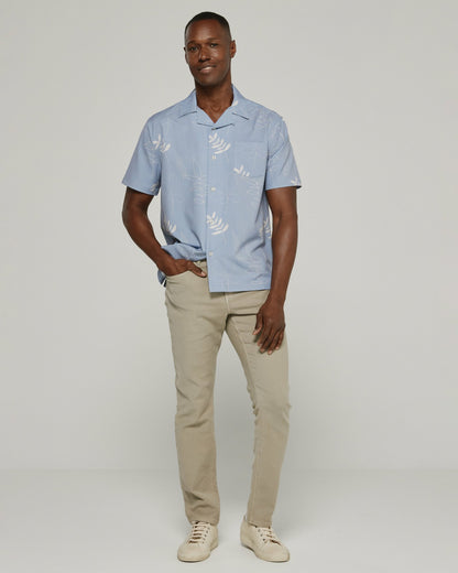7Diamonds Ciro Seersucker Stretch Camp Shirt