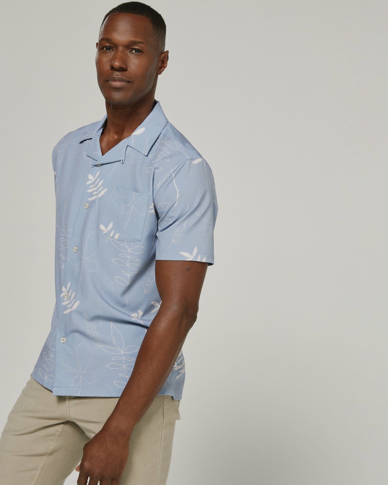7Diamonds Ciro Seersucker Stretch Camp Shirt