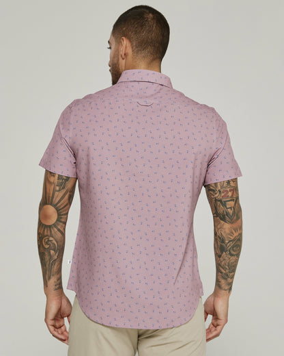 7Diamonds Kairi Seersucker Stretch Short Sleeve Shirt