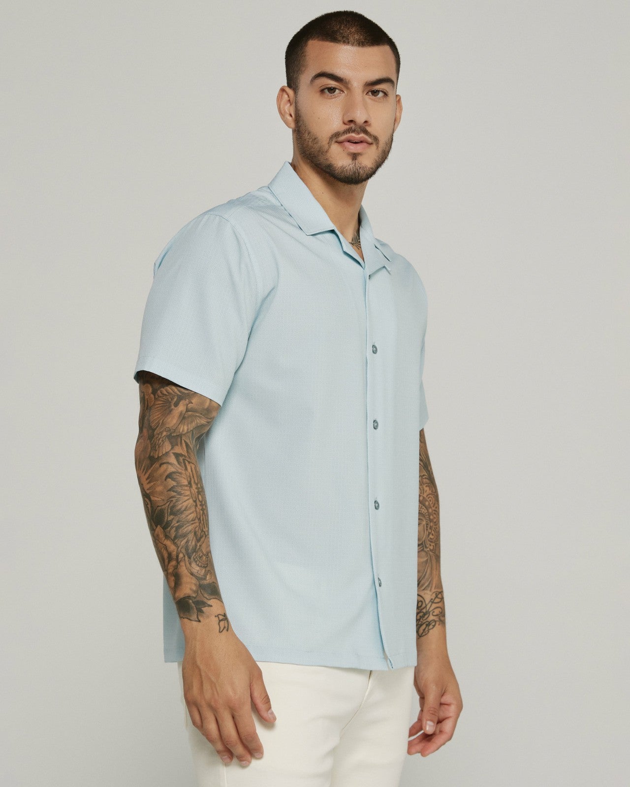 7Diamonds Paulo Seersucker Stretch Camp Shirt