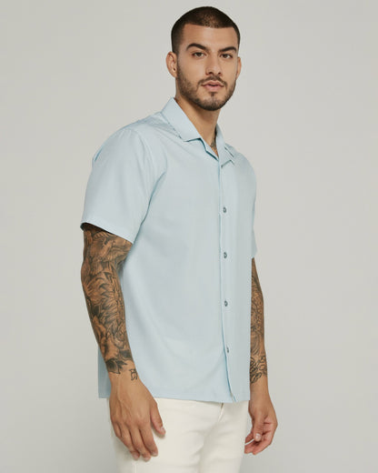 7Diamonds Paulo Seersucker Stretch Camp Shirt