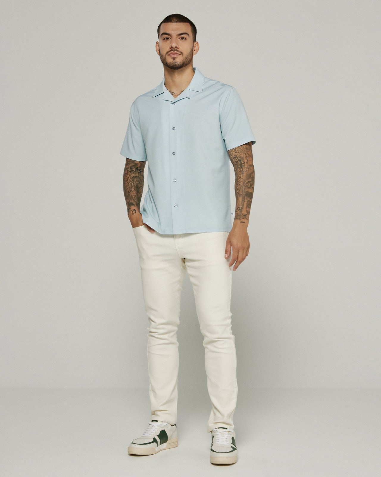 7Diamonds Paulo Seersucker Stretch Camp Shirt