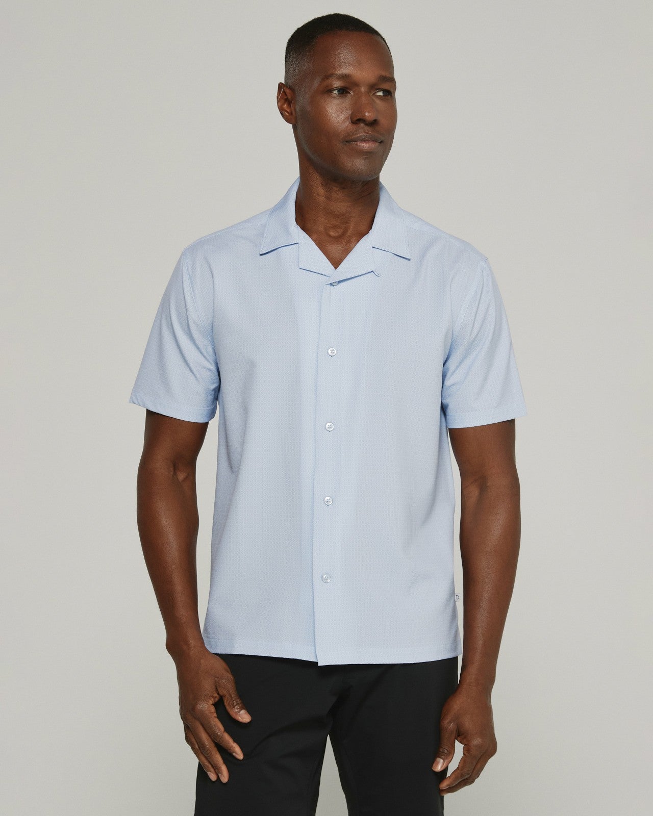 7Diamonds Paulo Seersucker Stretch Camp Shirt