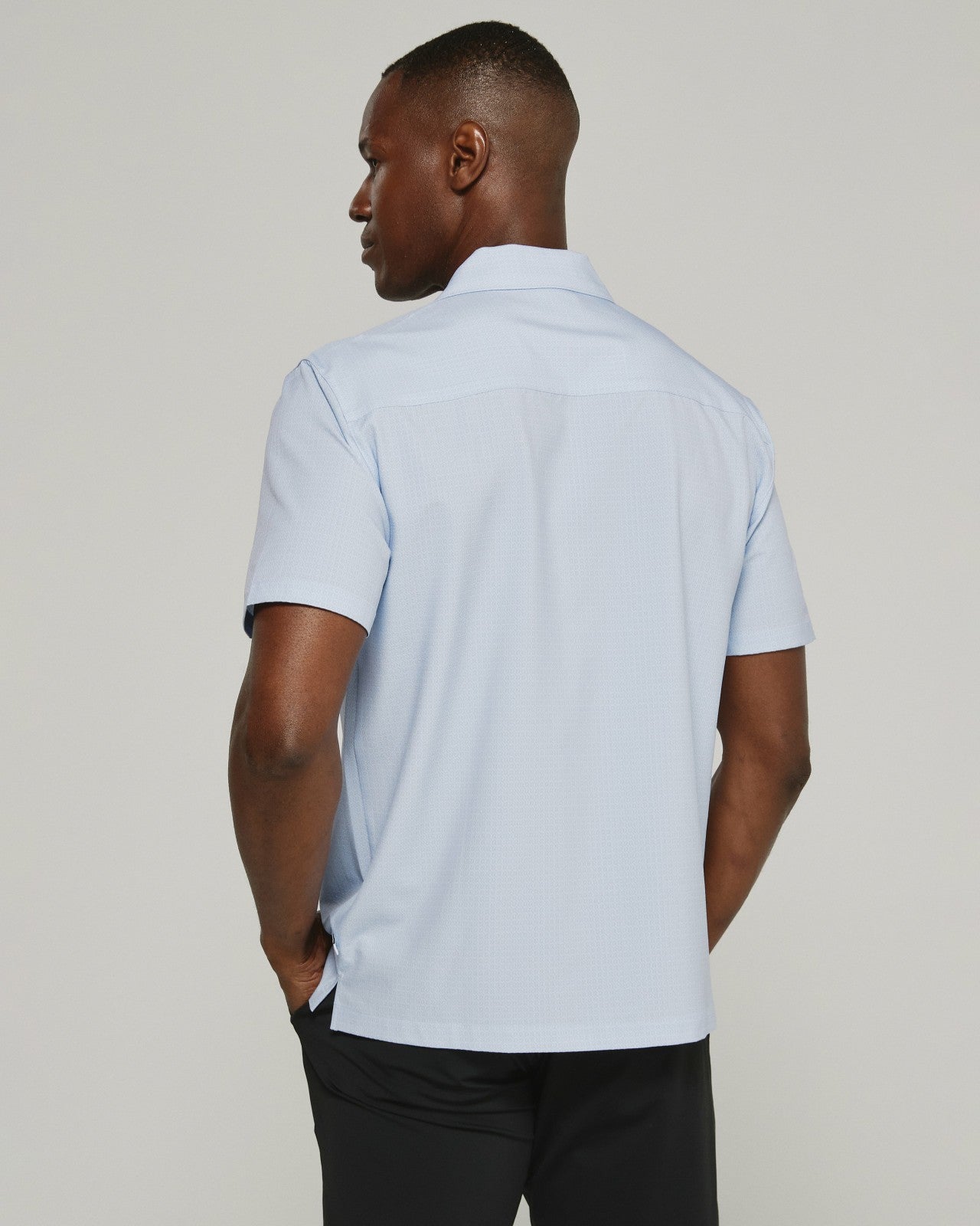 7Diamonds Paulo Seersucker Stretch Camp Shirt