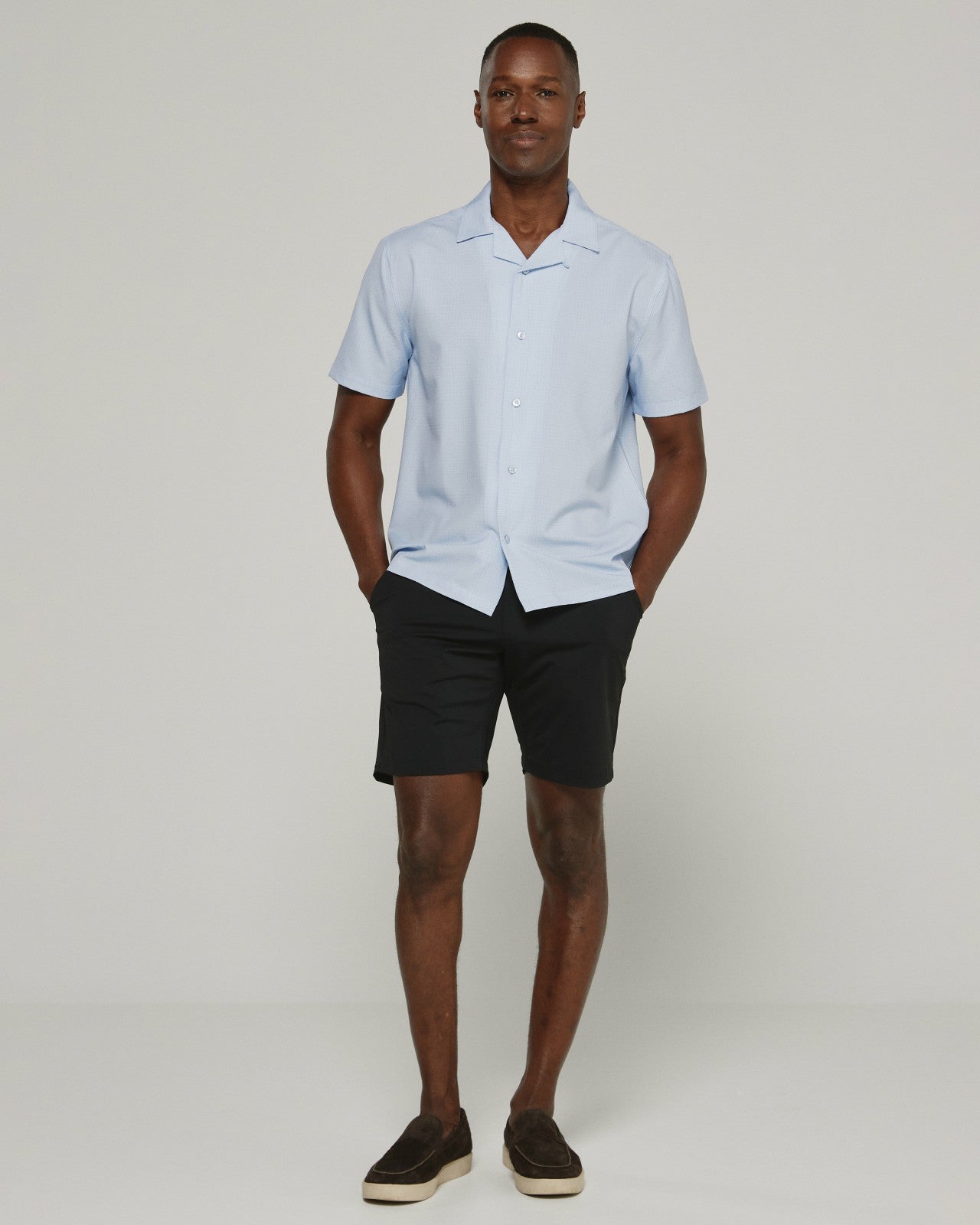 7Diamonds Paulo Seersucker Stretch Camp Shirt