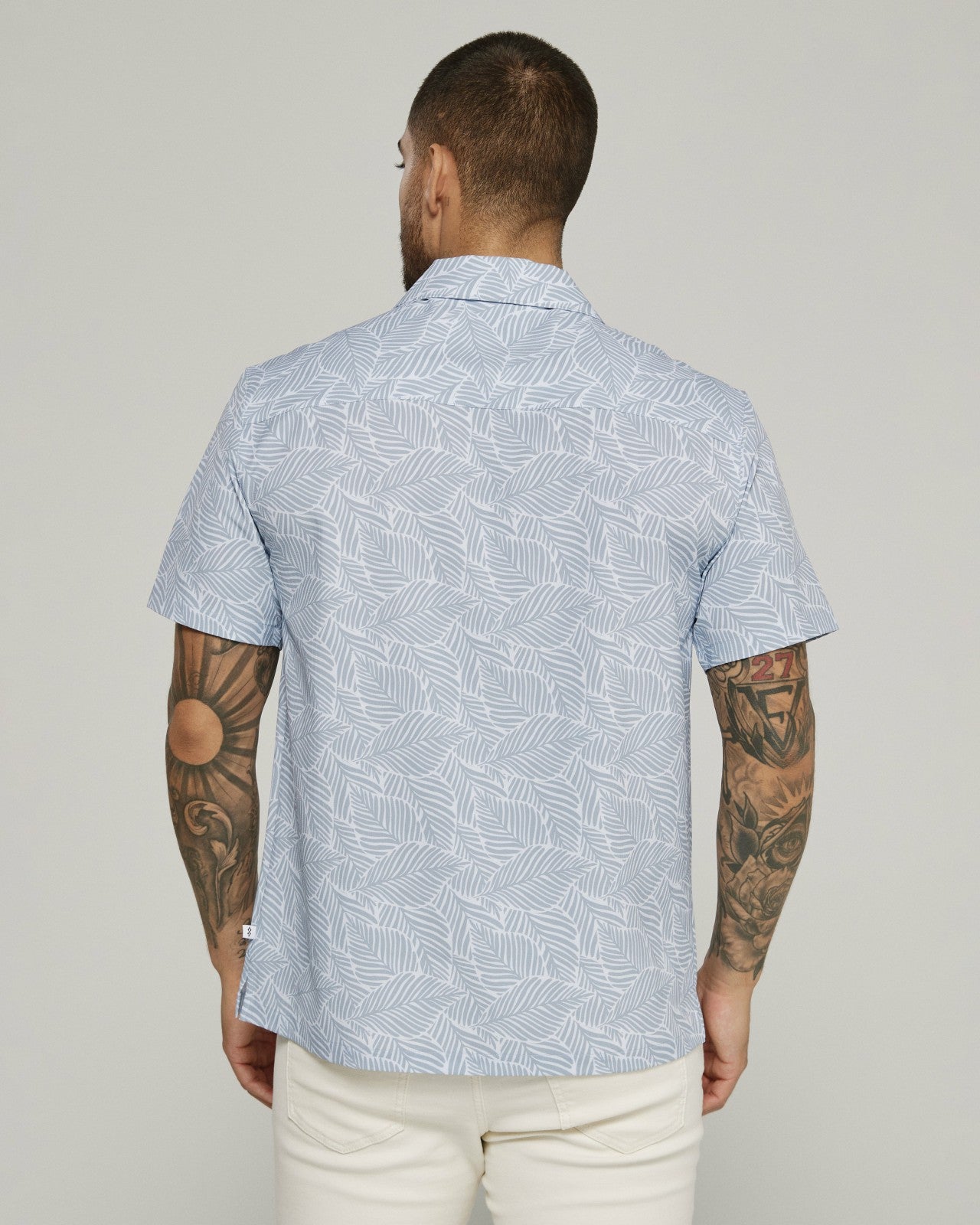 7Diamonds Ricco Seersucker Stretch Camp Shirt
