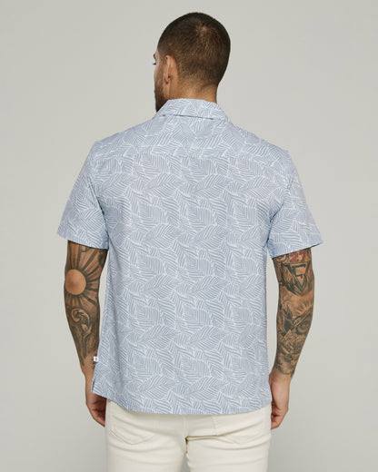 7Diamonds Ricco Seersucker Stretch Camp Shirt
