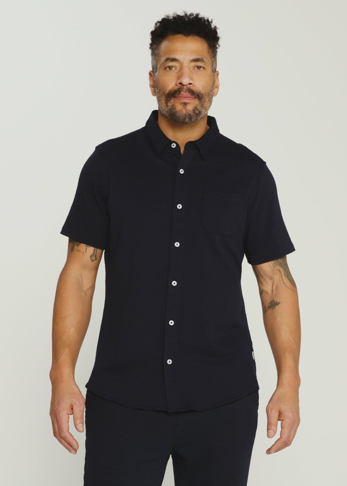 7Diamonds Bennet Seersucker Stretch Short Sleeve Shirt