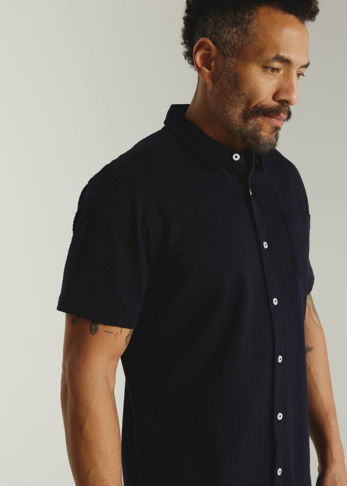 7Diamonds Bennet Seersucker Stretch Short Sleeve Shirt