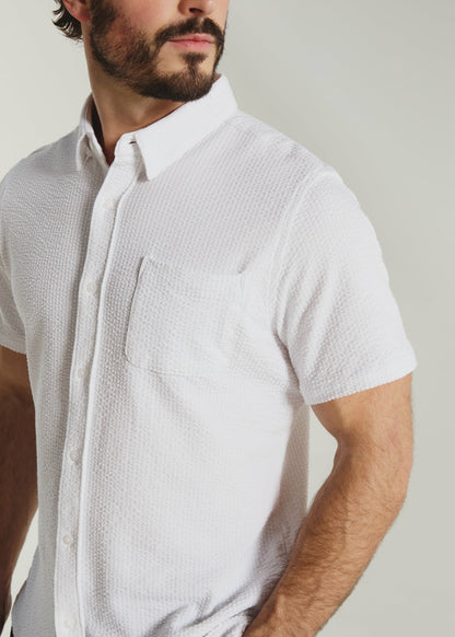 7Diamonds Bennet Seersucker Stretch Short Sleeve Shirt
