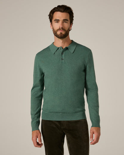 7Diamonds Belford Long Sleeve Knit Polo
