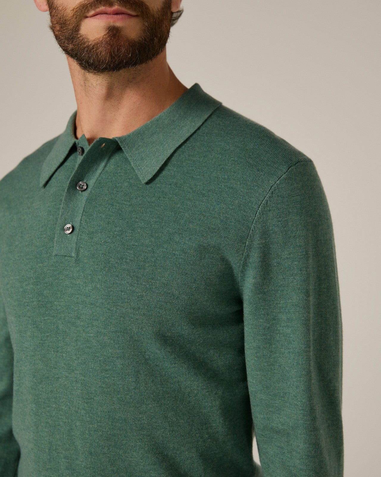 7Diamonds Belford Long Sleeve Knit Polo