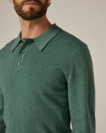 7Diamonds Belford Long Sleeve Knit Polo