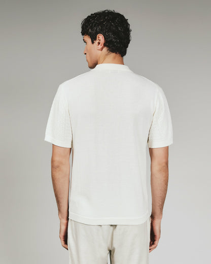 7Diamonds Jonas Button Up Knit Polo