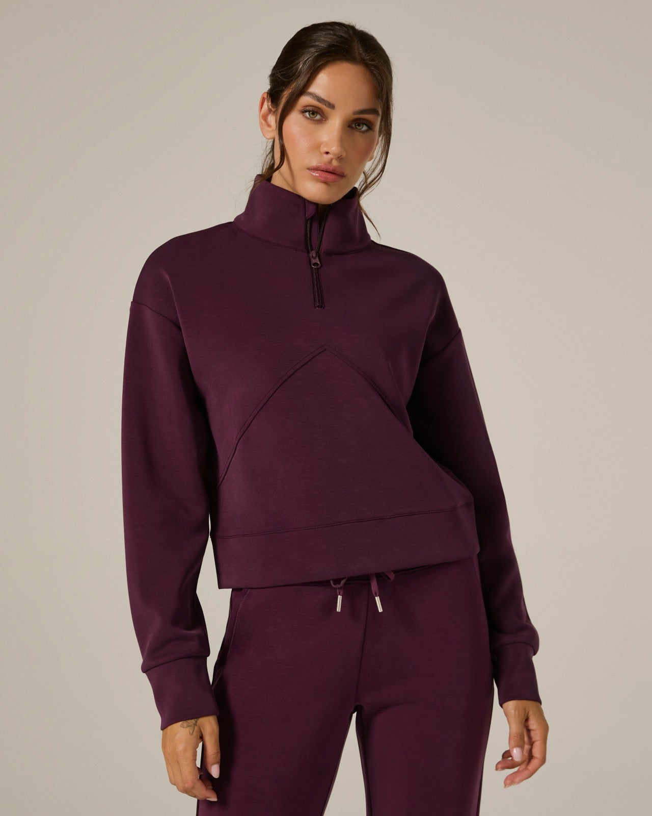 7Diamonds REV™ Crop Quarter-Zip Pullover